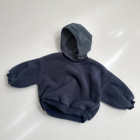 minirobe/4. Boa fleece hooded sweatshirt S-XL
