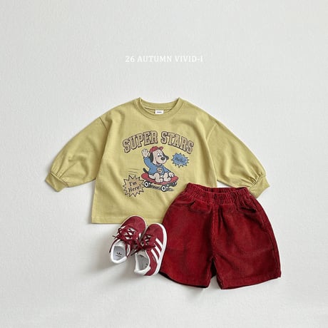 vividi/42. Corduroy half pants JS-JM