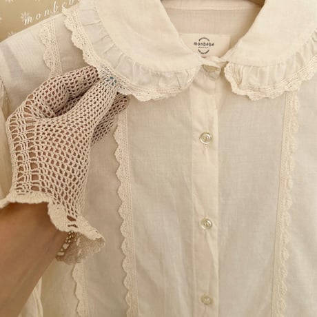 monbebe/6. pepe lace blouse FREE(ADULT)