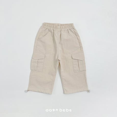 oottbebe/60. teddy cargo pants XS(1-2Y)-XL(6-7Y)