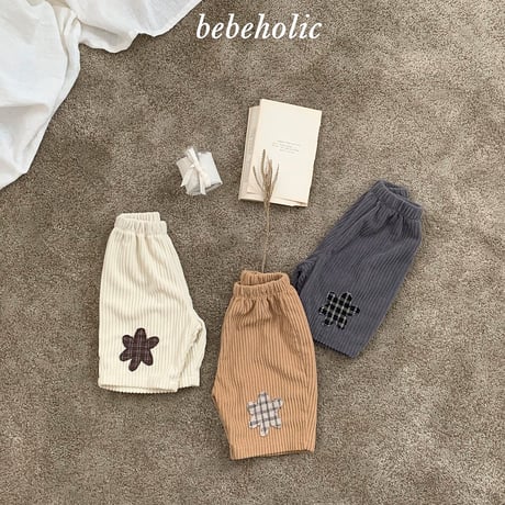 bebeholic/5. patch pants S(3-6M)-XL(18-24M)