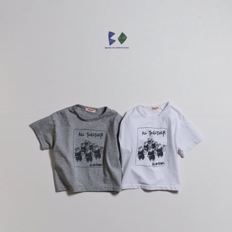 boneoune/55. together half t T-shirt XS-XL