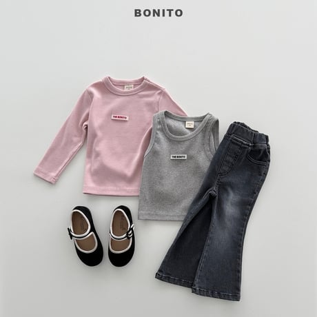 bonito/108. span denim pants boots cut 12M-XL