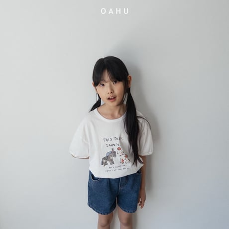 oahu/38. pony digital T-shirt JS-JXL