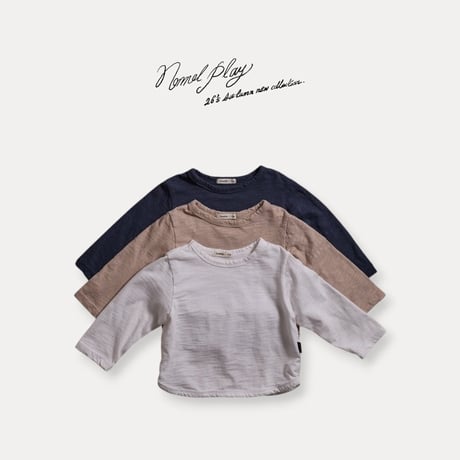 normalplay/48. lead slap T-shirt 12M-L