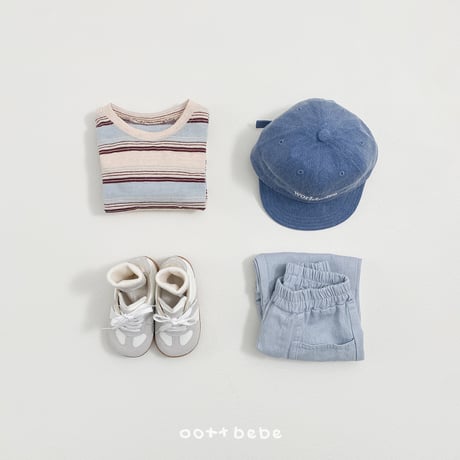 oottbebe/56. bri rayerd T-shirt XS(1-2Y)-XL(6-7Y)