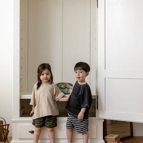 oatmeal/13. towel st half pants XS-XL