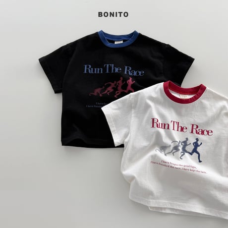 bonito/40. run the race tee? 12M-XL