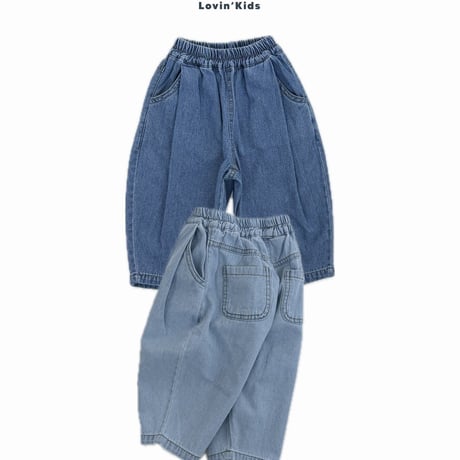 lovin/3. pleated baggy denim pants 1-11