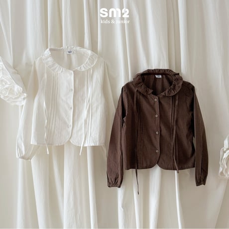 sm2/22. pin tuck collar blouse 9-17