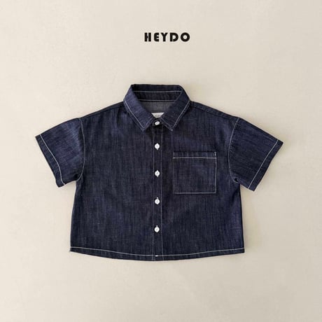 heydo/55. half t denim shirt S-XL