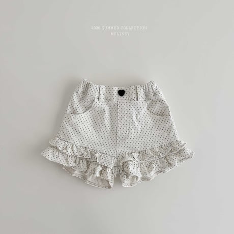 melikey/80. two two fril half pants JS-JM