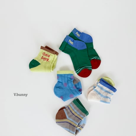 vbunny/93. mix socks set M(130-150)-XL(180-210)