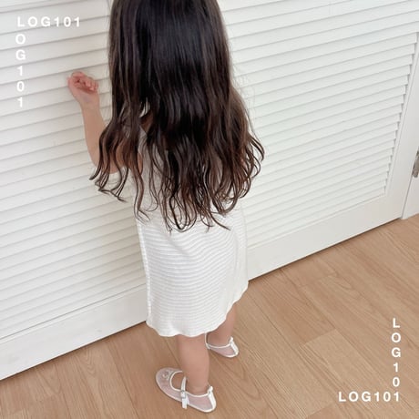 log101/90. lovely knit one-piece S-XL