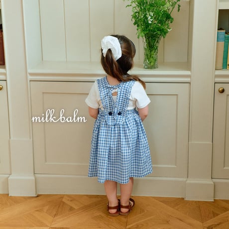 milkbalm/24. ribbon embroidery overalls skirt XS-XL