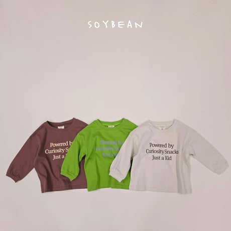 soybean/16. lettering T-shirt JS-JM