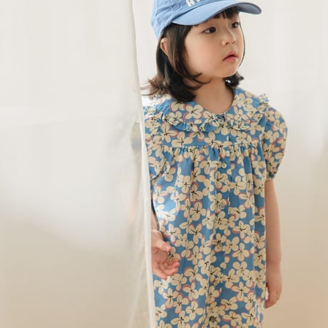 monatelier/7. french flower one-piece S-2XL