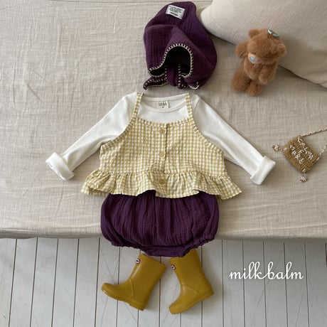 milkbalm/1. candy check bustier XS-XL
