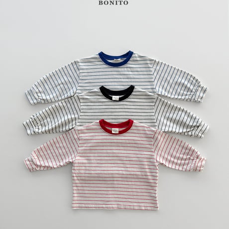 bonito/22. sibori two color st T-shirt 12M-XL