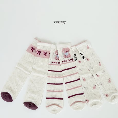 vbunny/50. tori tori socks set FREE