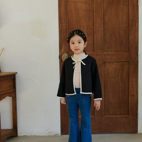 monatelier/18. ribbon two color jacket S-2XL