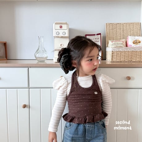 secondmoment/76. vanilla puff T-shirt XS-XL