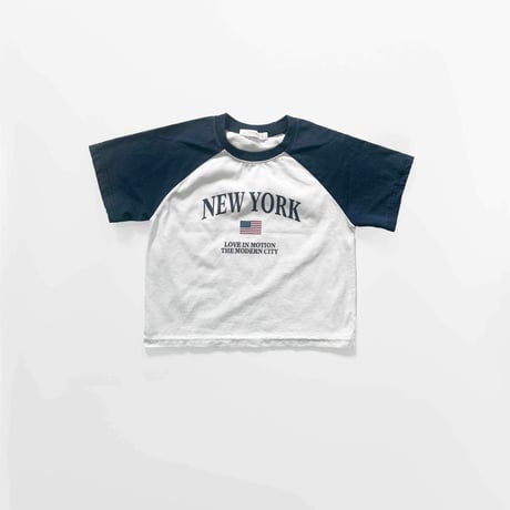 fromi/47. two color raglan T-shirt S-XL