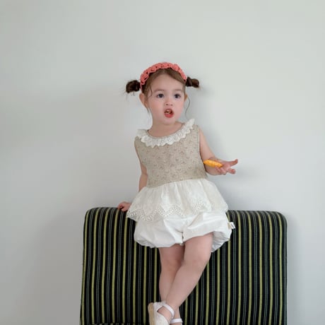 aiai/55. daily pongpong updown set bloomer S(6M-2Y)-XL(4-5Y)