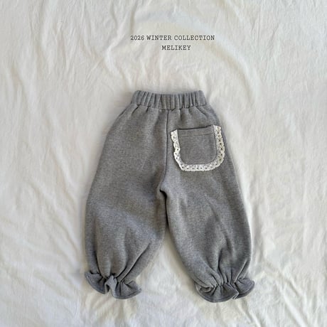 melikey/75. pocket less p jogger XS-XL