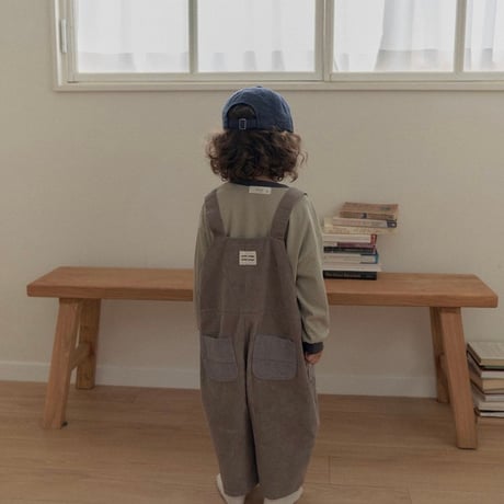 amigo/7. corduroy two color overalls  XS-XL
