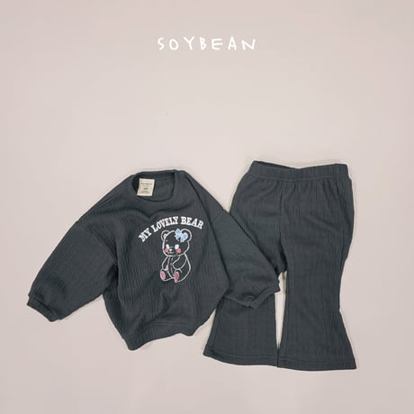 soybean/96. bear knit updown set JS-JM
