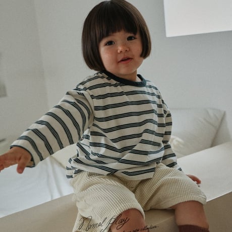 normalplay/34. day stripe T-shirt 12M-L