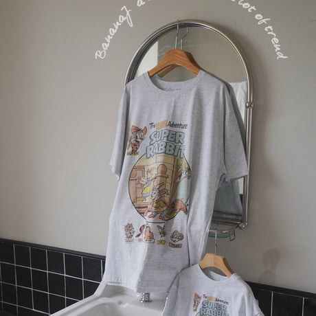 bananaj/22. super rabbit T-shirt XS-JS