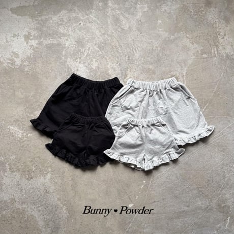 bunnypowder/60. fril half pants ADULT