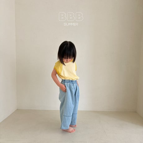 bellabambina/95. over two color rappa T-shirt XS-XL