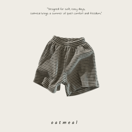 oatmeal/10. mini st half pants XS-XL