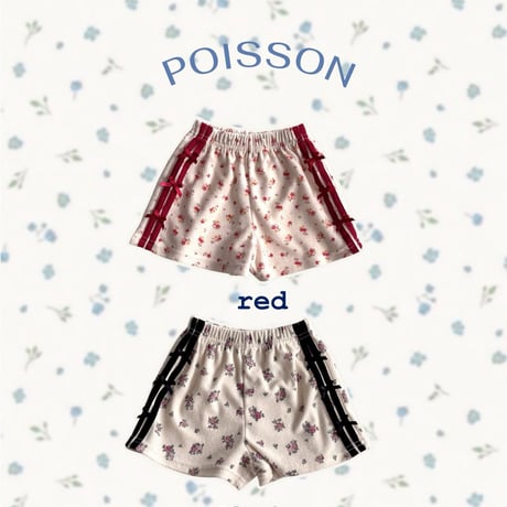 poisson/27. flower line shorts  S-XL