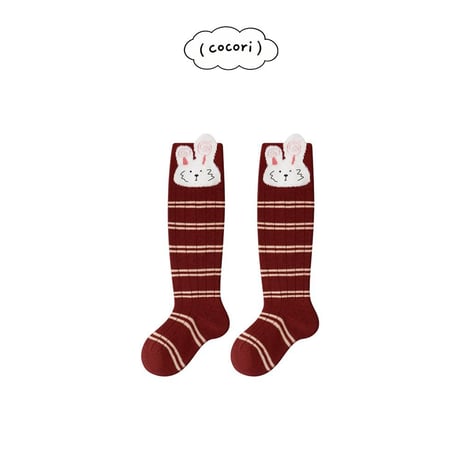 nightbebe/23. bebe rabbit knee socks S(0-1)-M(1-3)