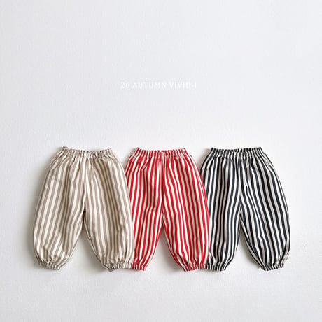 vividi/5. vertical stripe jogger XS-XL