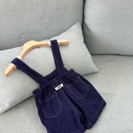 monbebe/21. royal corduroy overalls p  S(1-2Y)-XL(7-8Y)