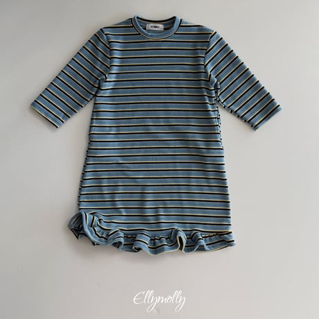 ellymolly/54. fleece fril long one-piece 3-11