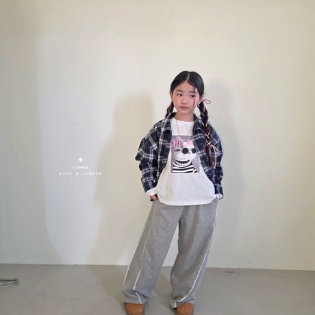 comma/114. cargo cat T-shirt 160-170