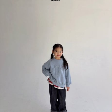 saintdoll/41. embroidery pig man-to-man S-L
