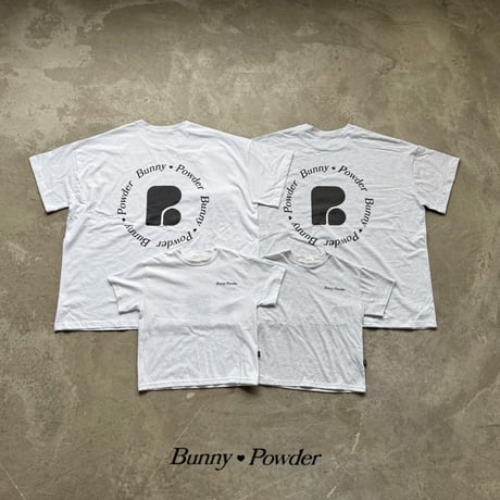 bunnypowder/86. bunny half t T-shirt 2XL-4XL
