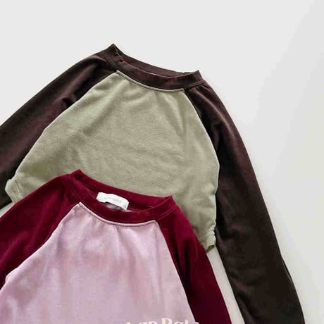 urbanrabbit/26. Raglan Contrast Tee XS-XL