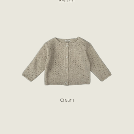 bellot/13. bird cardigan XS-2XL