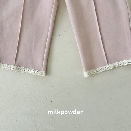 milkpowder/51. pin tuck pants 5-11