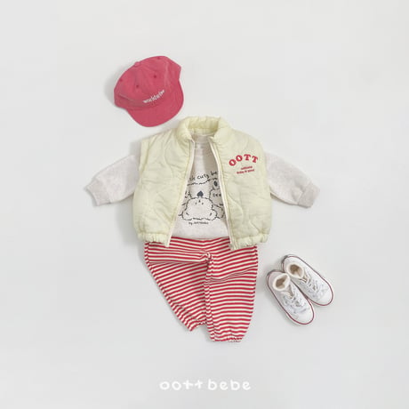 oottbebe/58. day quilting vest XS(1-2Y)-XL(6-7Y)