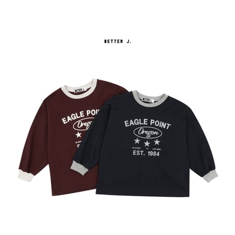 betterj/36. two color T-shirt L-JS