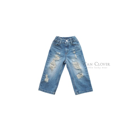 zanclover/24. heavy damage denim pants 13-19